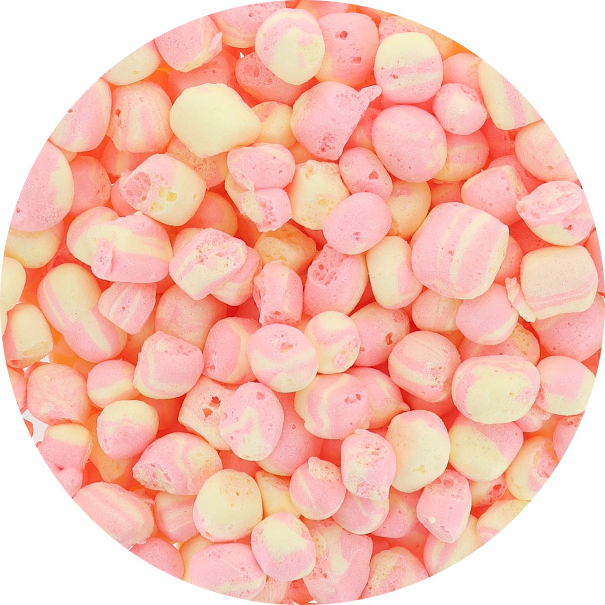 Freeze Dried Candy Salt Water Taffy (Strawberry Banana)