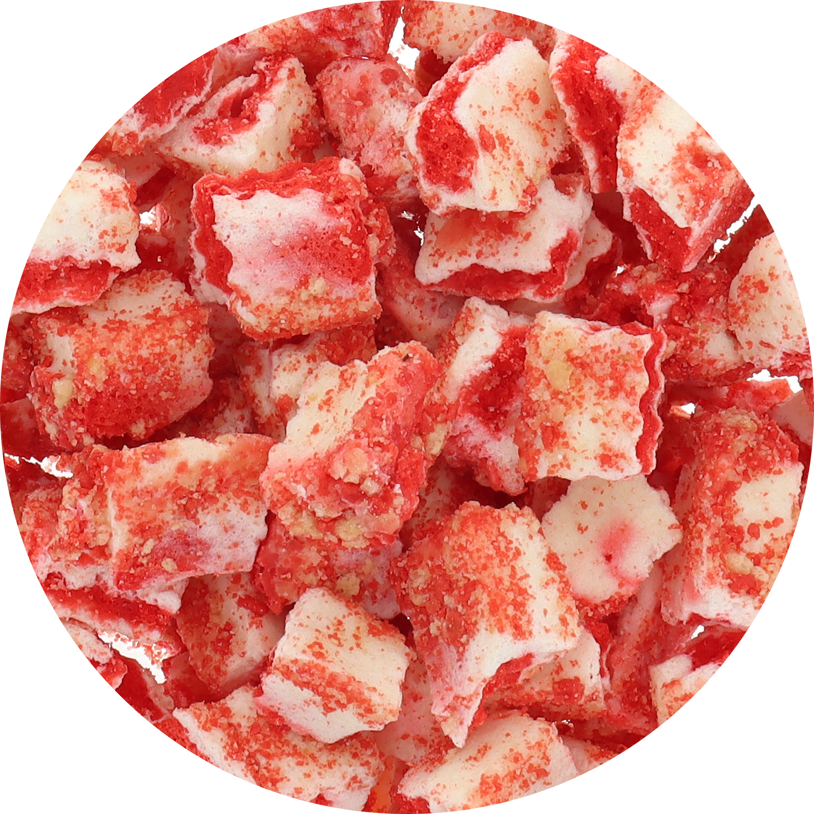 Freeze Dried Strawberry Shortcake Desert Ice Cream Bar Bites