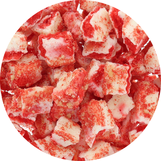 Freeze Dried Strawberry Shortcake Desert Ice Cream Bar Bites