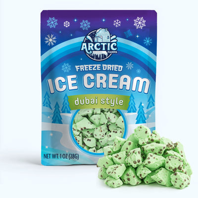 Freeze Dried Ice Cream That Does Not Melt (Bits) Dubai Style Chocolate Pistachio — image 1 of 10