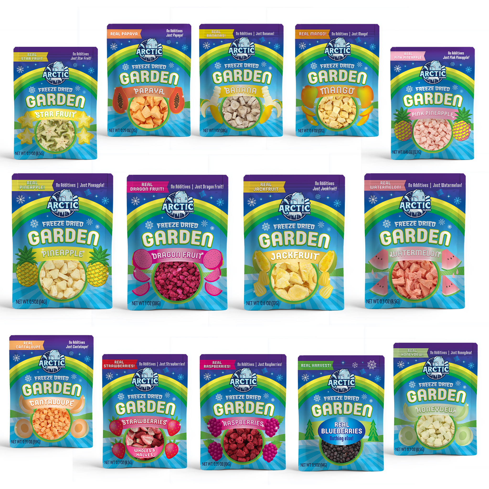 Freeze Dried Ultimate Fruit Bundle (14 Small Bags)