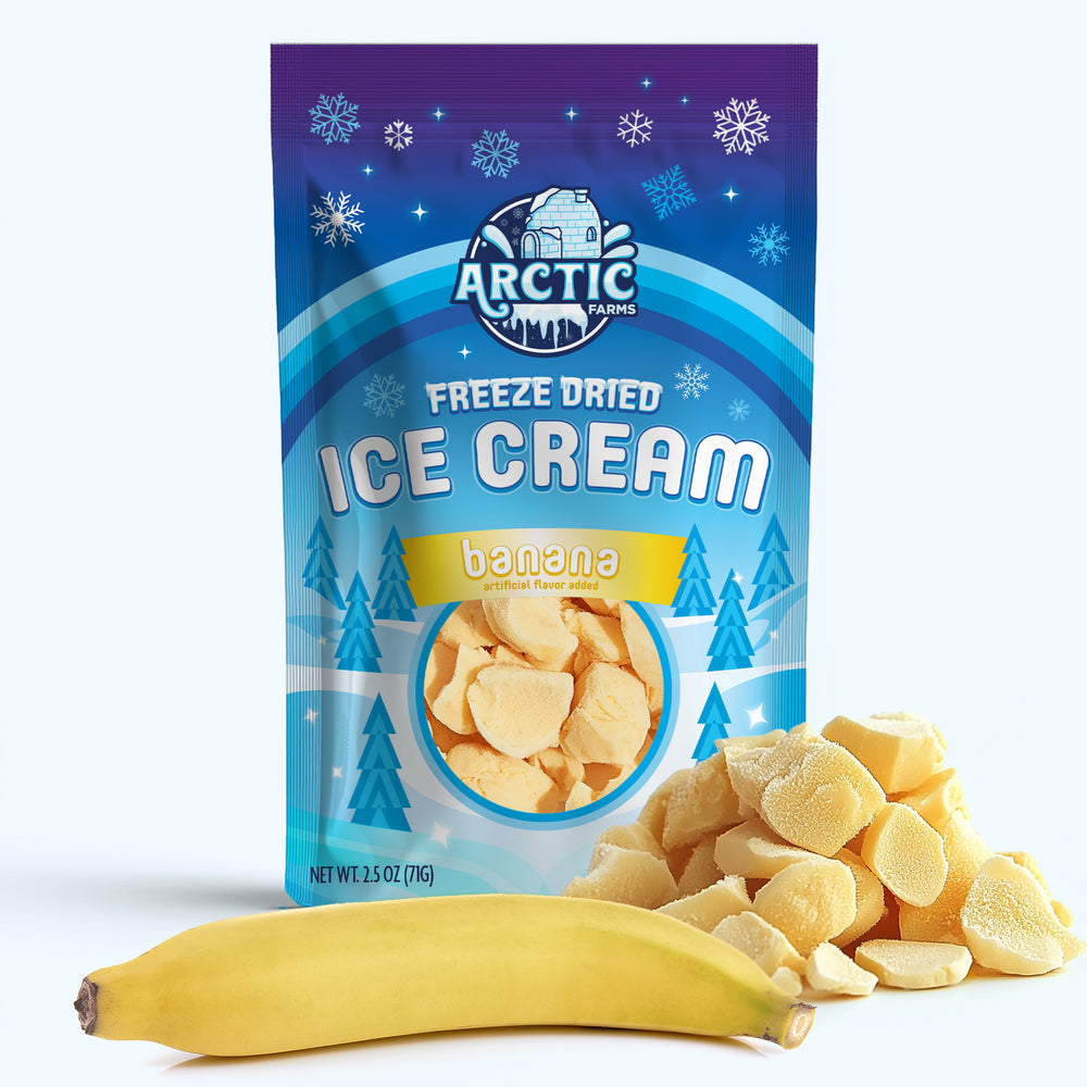 Freeze Dried Ice Cream That Does Not Melt (Bits) Banana