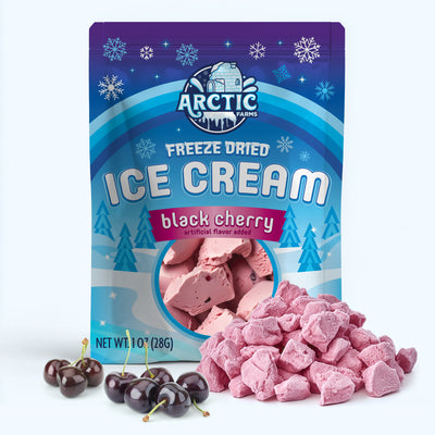 Freeze Dried Black Cherry Ice Cream