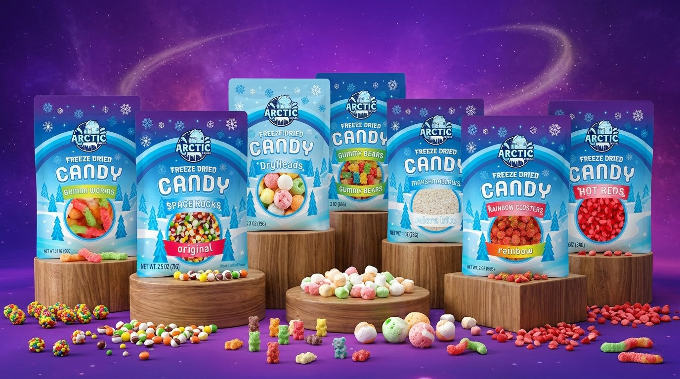 Freeze-Dried Lemon Puffs Candy | Arctic Farms