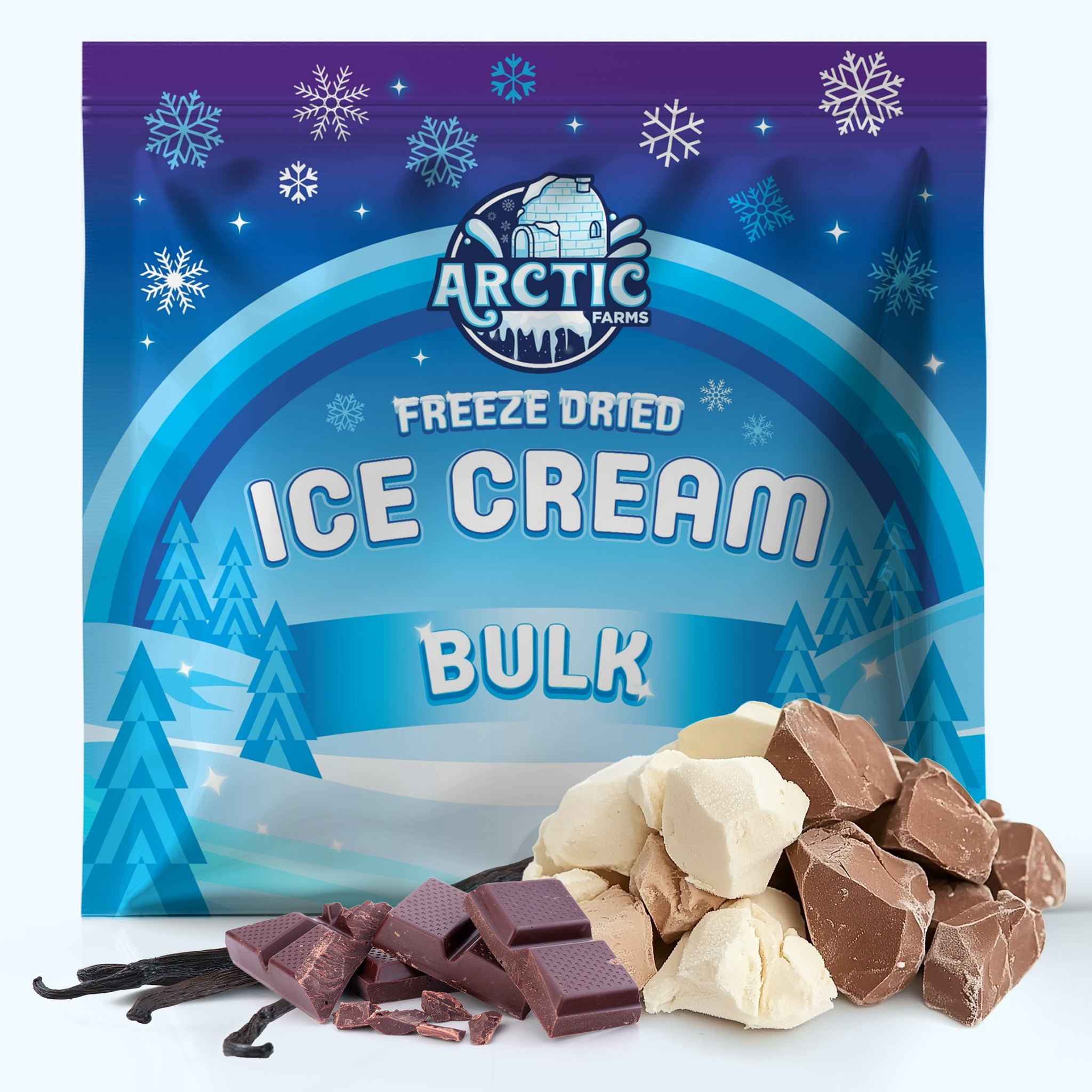 PREMIUM Freeze Dried Ice Cream * Only 5 Ingredients * Vanilla Chocolate
