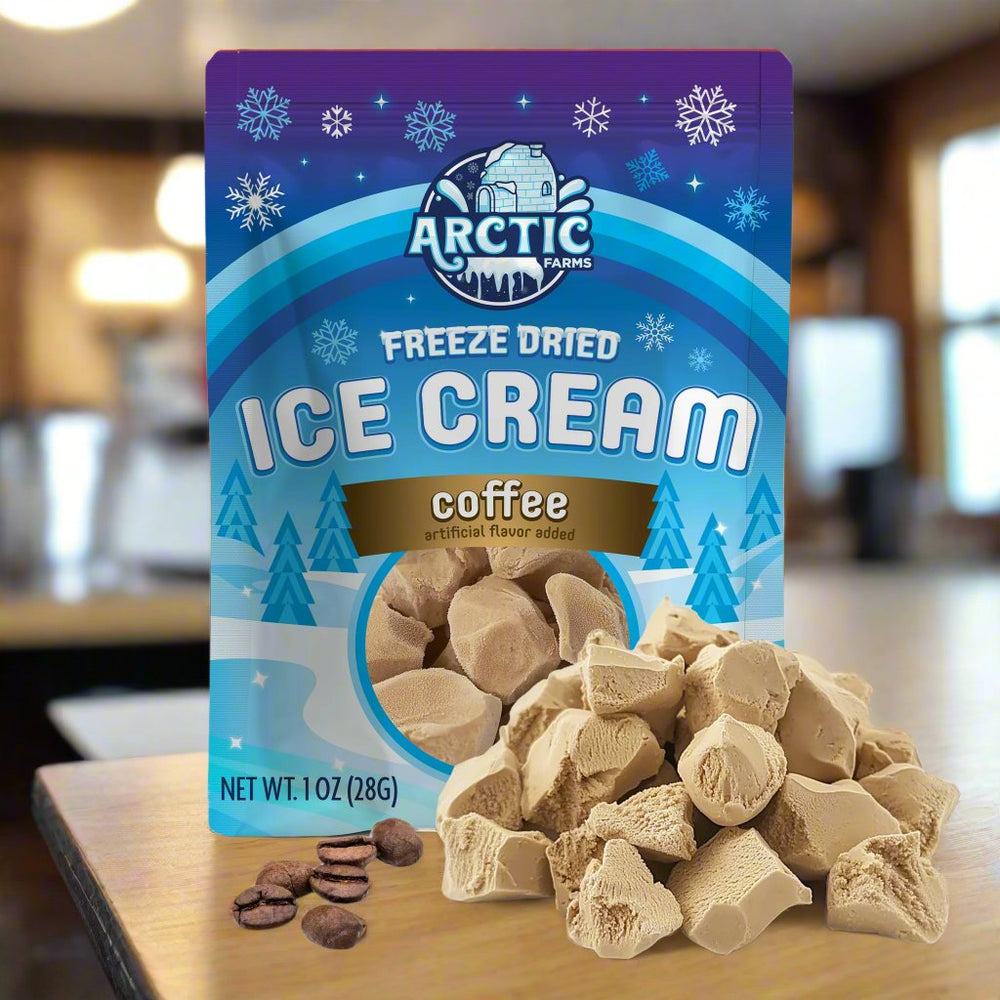 Freeze Dried Coffee Ice Cream