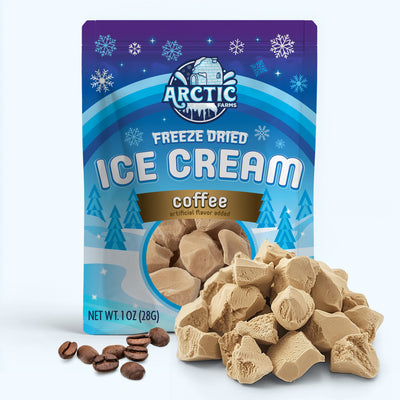 Freeze Dried Coffee Ice Cream