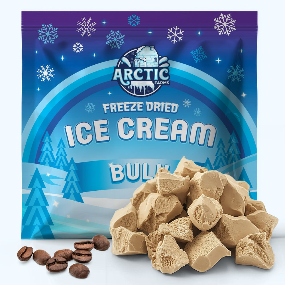 Freeze Dried Ice Cream That Does Not Melt (Bits) Coffee