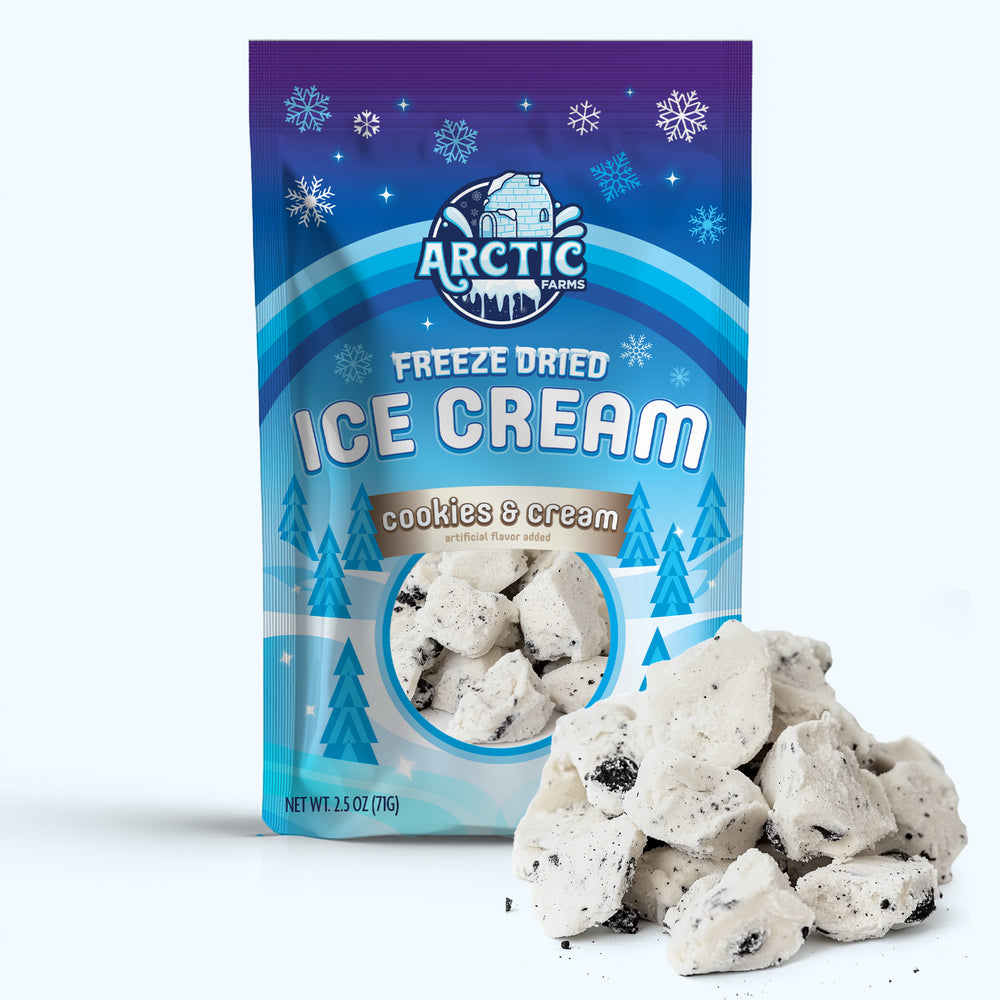 Freeze Dried Ice Cream That Does Not Melt (Bits) Cookies & Cream