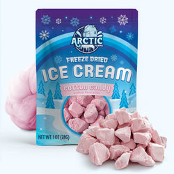 Freeze Dried Ice Cream That Does Not Melt (Bits) Cotton Candy Pink