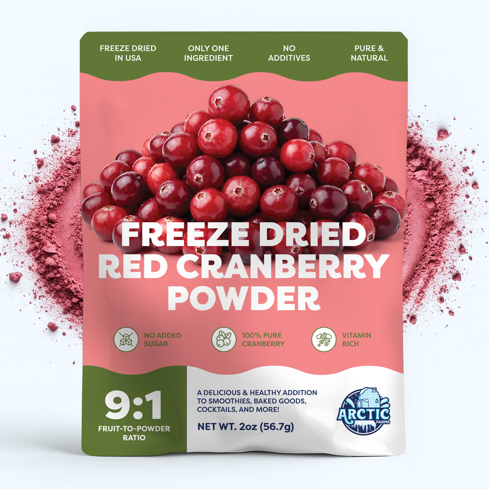Freeze Dried Red Cranberry Powder
