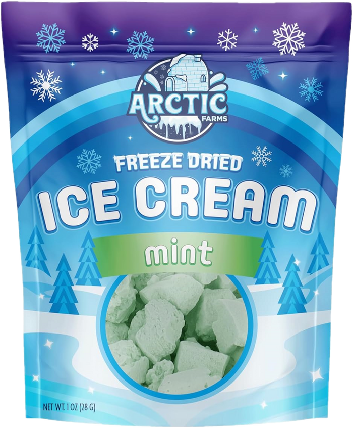 Freeze Dried Ice Cream That Does Not Melt (Bits) Mint