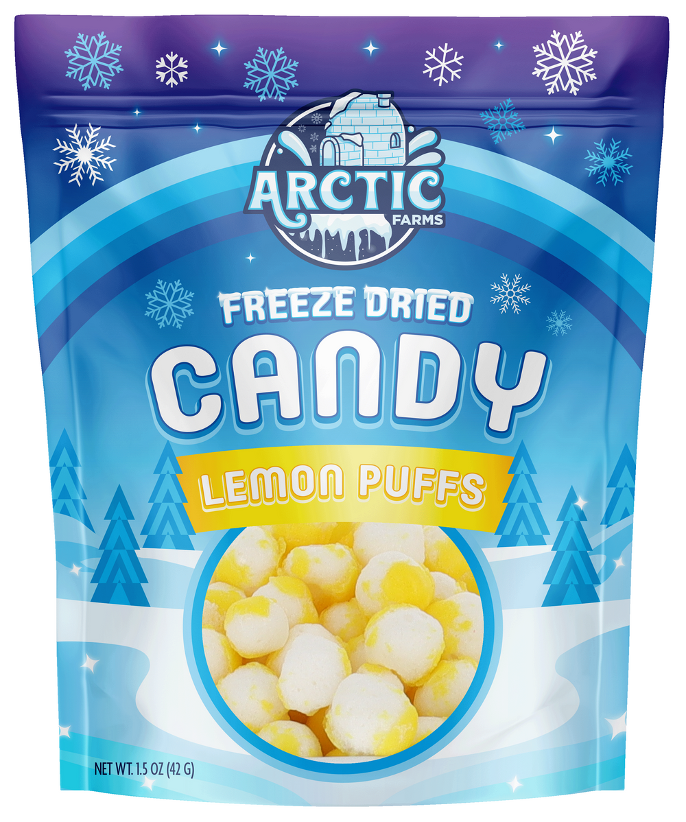 Freeze Dried Lemon Puffs