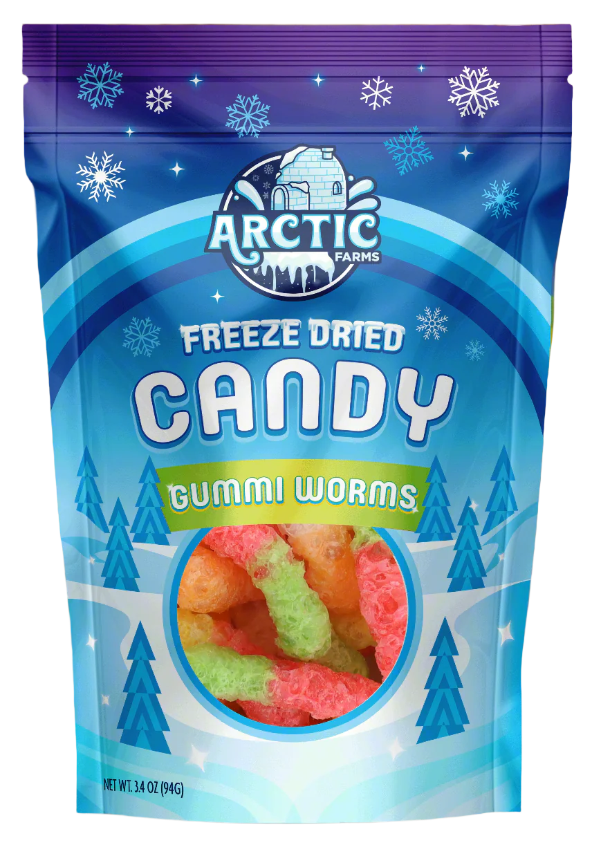 Freeze Dried Gummy Worms