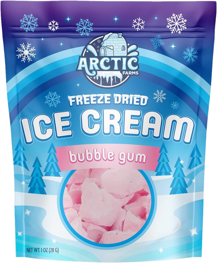 Freeze Dried Ice Cream That Does Not Melt (Bits) Bubble Gum