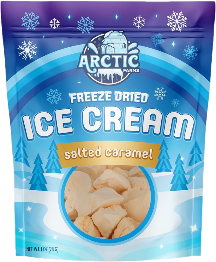 Freeze Dried Ice Cream That Does Not Melt (Bits) Salted Caramel