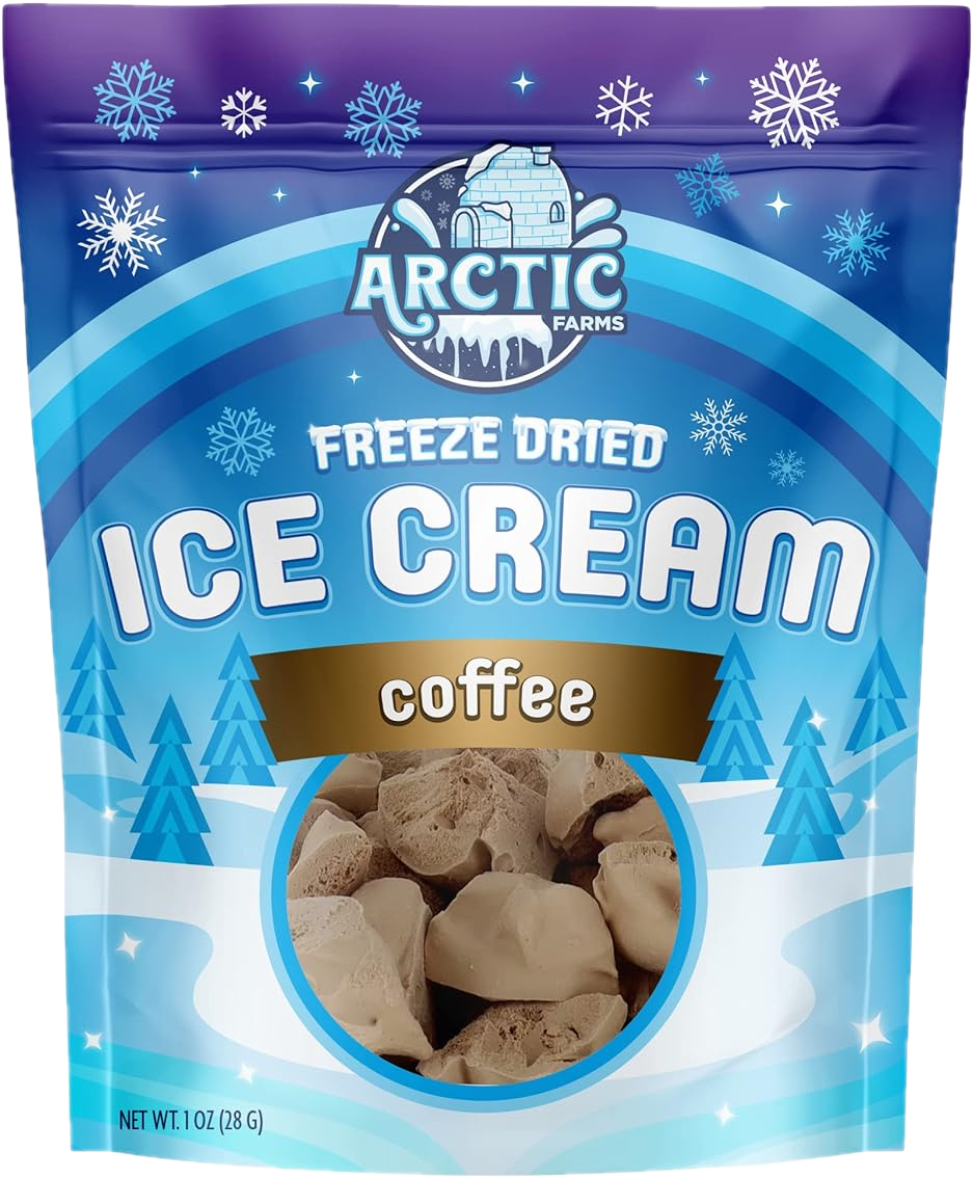 Freeze Dried Ice Cream That Does Not Melt (Bits) Coffee