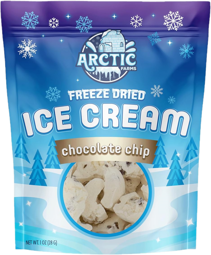 Freeze Dried Ice Cream That Does Not Melt (Bits) Chocolate Chip