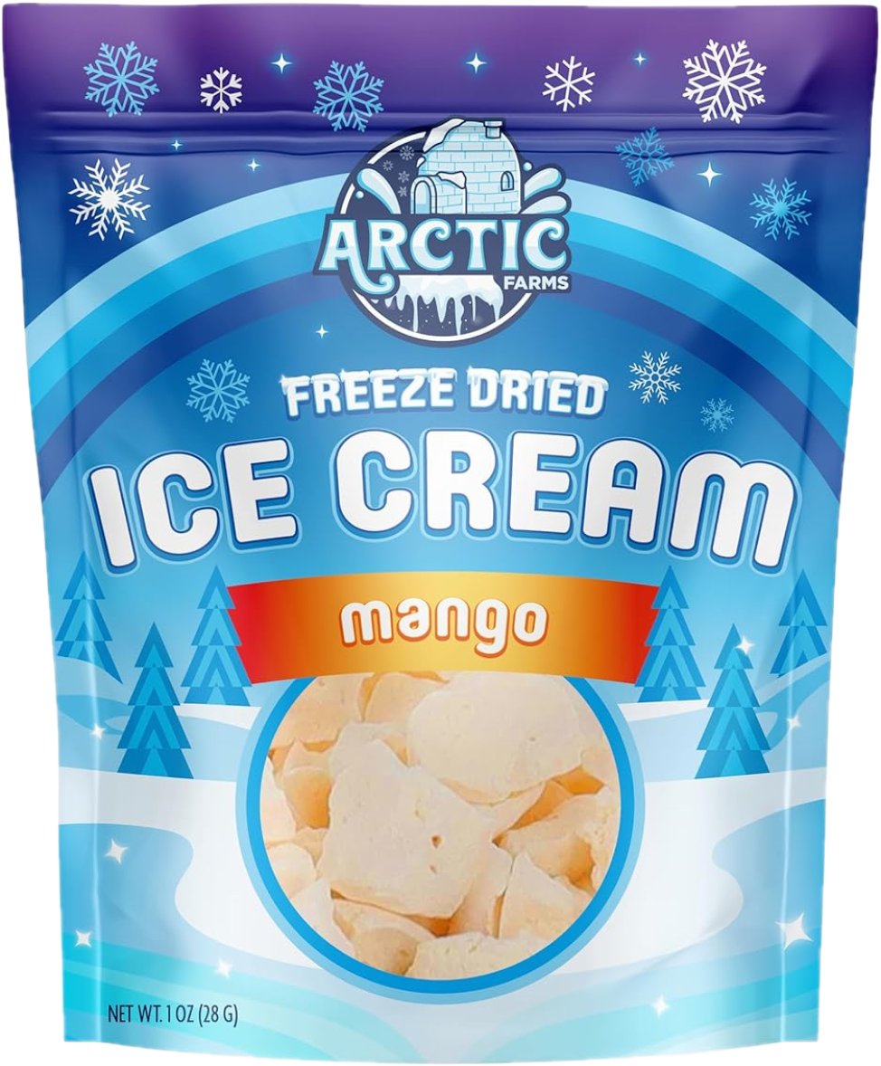 Freeze Dried Ice Cream That Does Not Melt (Bits) Mango