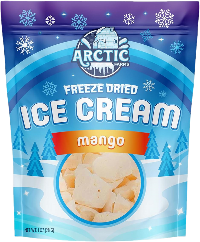 Freeze Dried Ice Cream That Does Not Melt (Bits) Mango