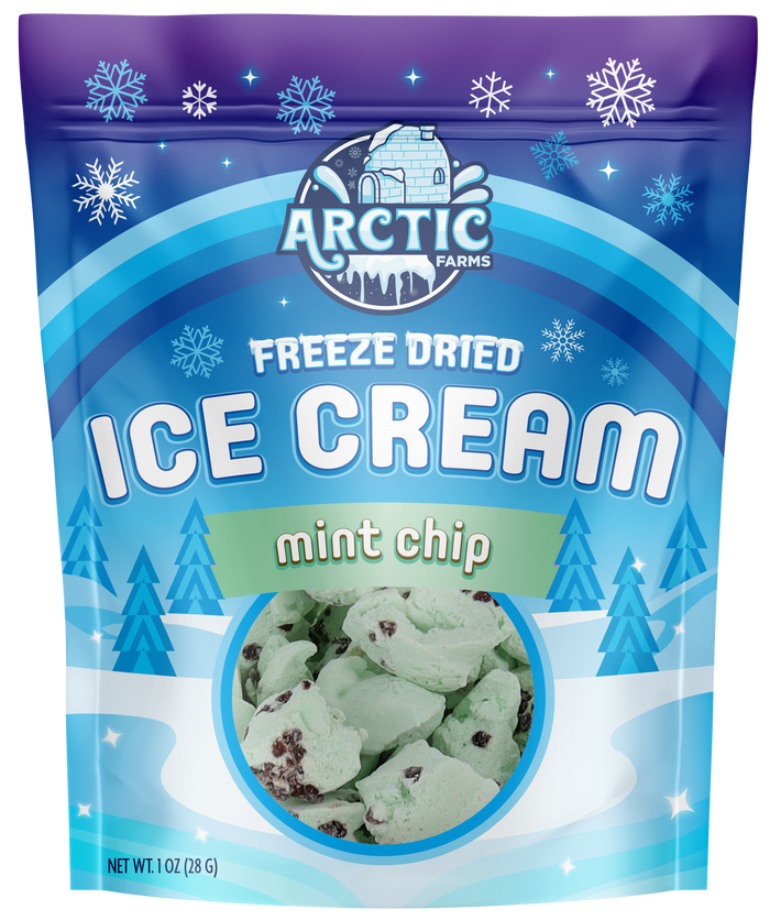 Freeze Dried Ice Cream That Does Not Melt (Bits) Mint Chip