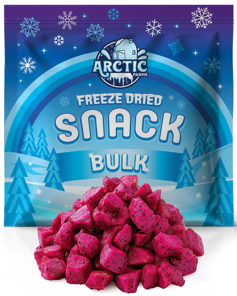 Freeze Dried Organic Red Dragon Fruit