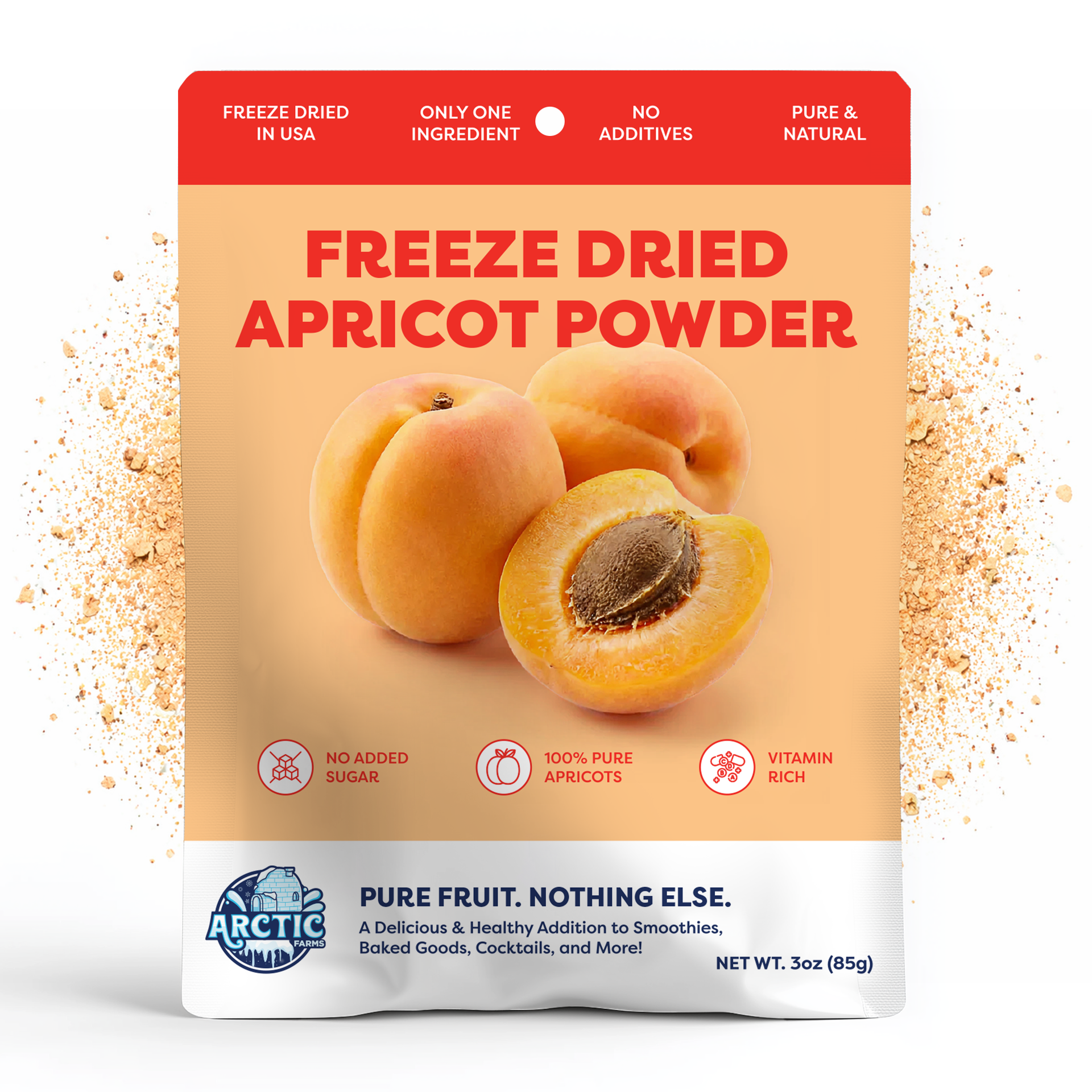 Freeze-Dried Apricot Powder | Arctic Farms