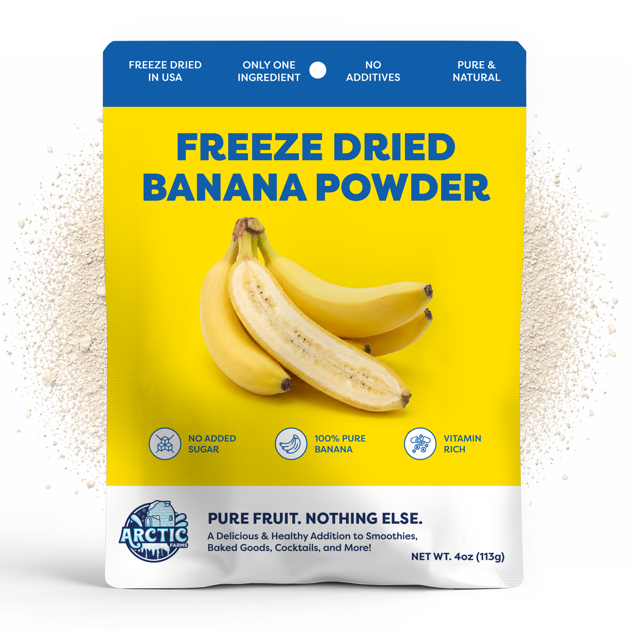 Freeze-Dried Banana Powder | Arctic Farms Freeze-Dried Banana Powder | Arctic Farms