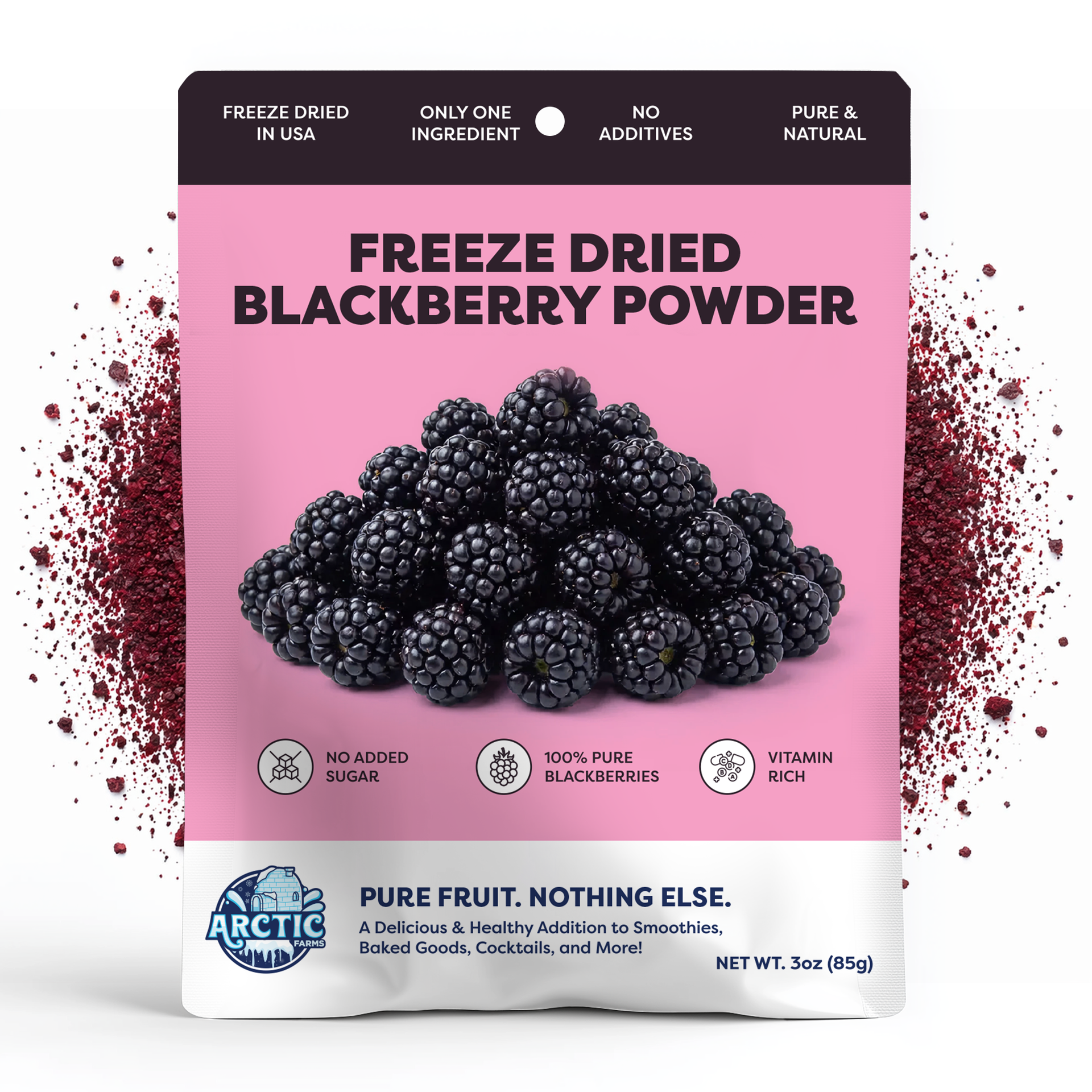 Freeze-Dried Blackberry Powder | Arctic Farms