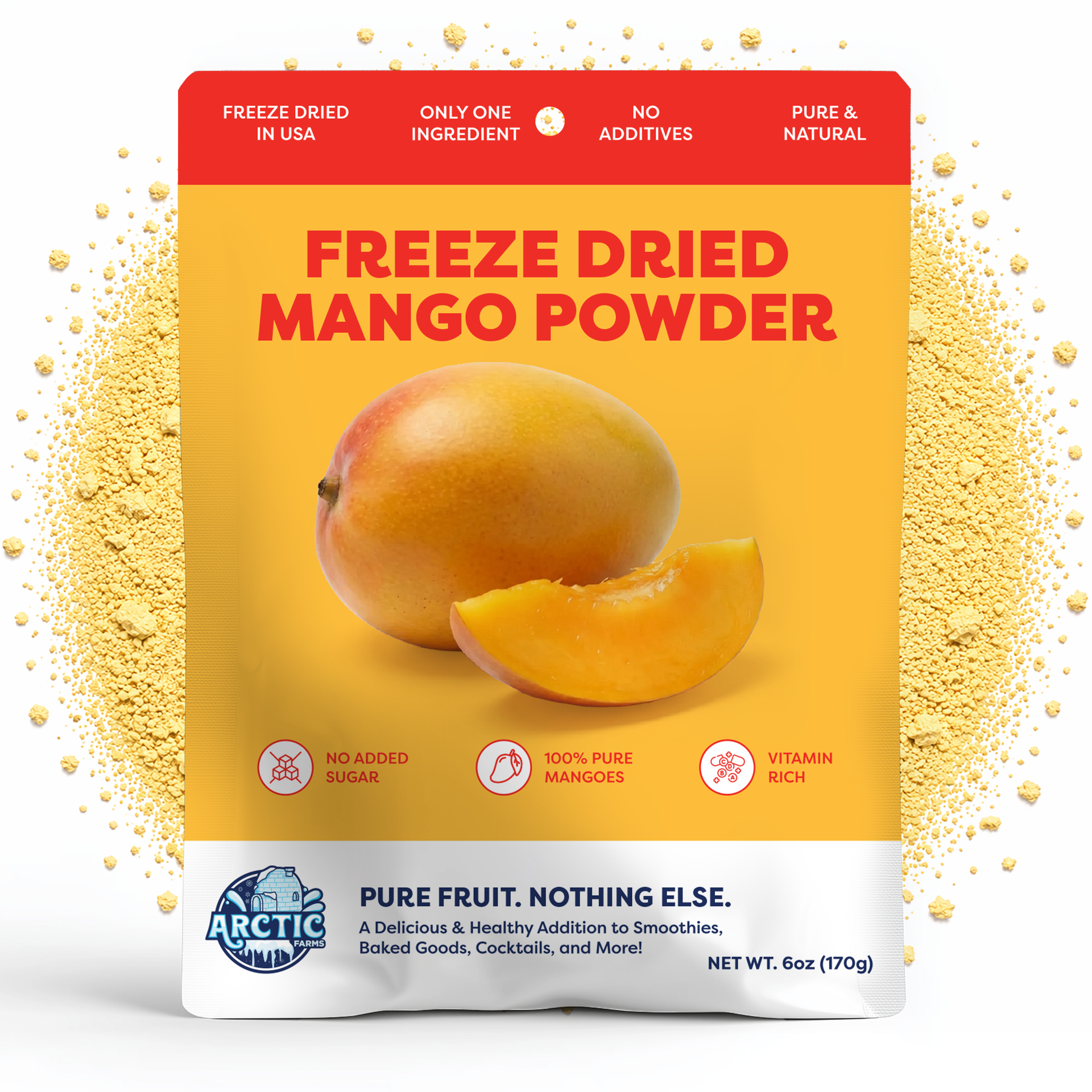 Freeze-Dried Mango Powder