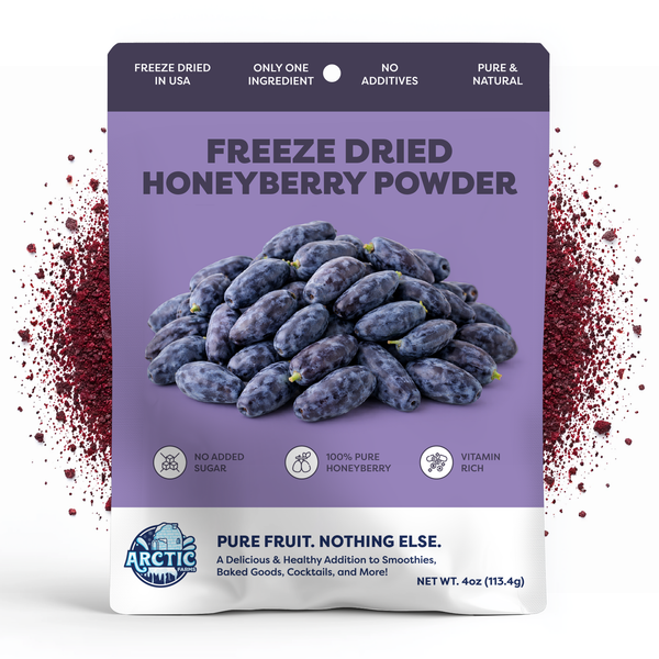 Freeze-Dried Organic Honeyberry Powder