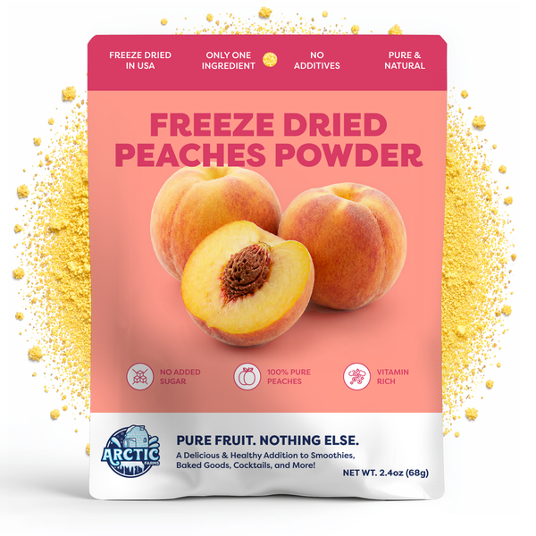Freeze-Dried Peach Powder | Arctic Farms Freeze-Dried Peach Powder | Arctic Farms