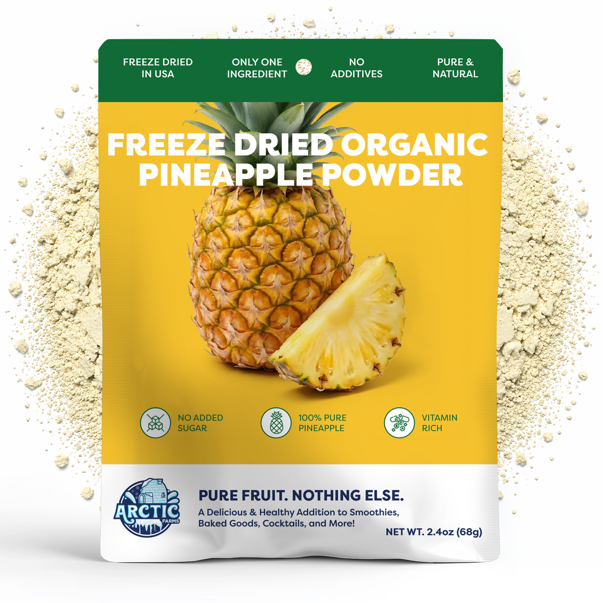 Freeze-Dried Pineapple Powder | Arctic Farms