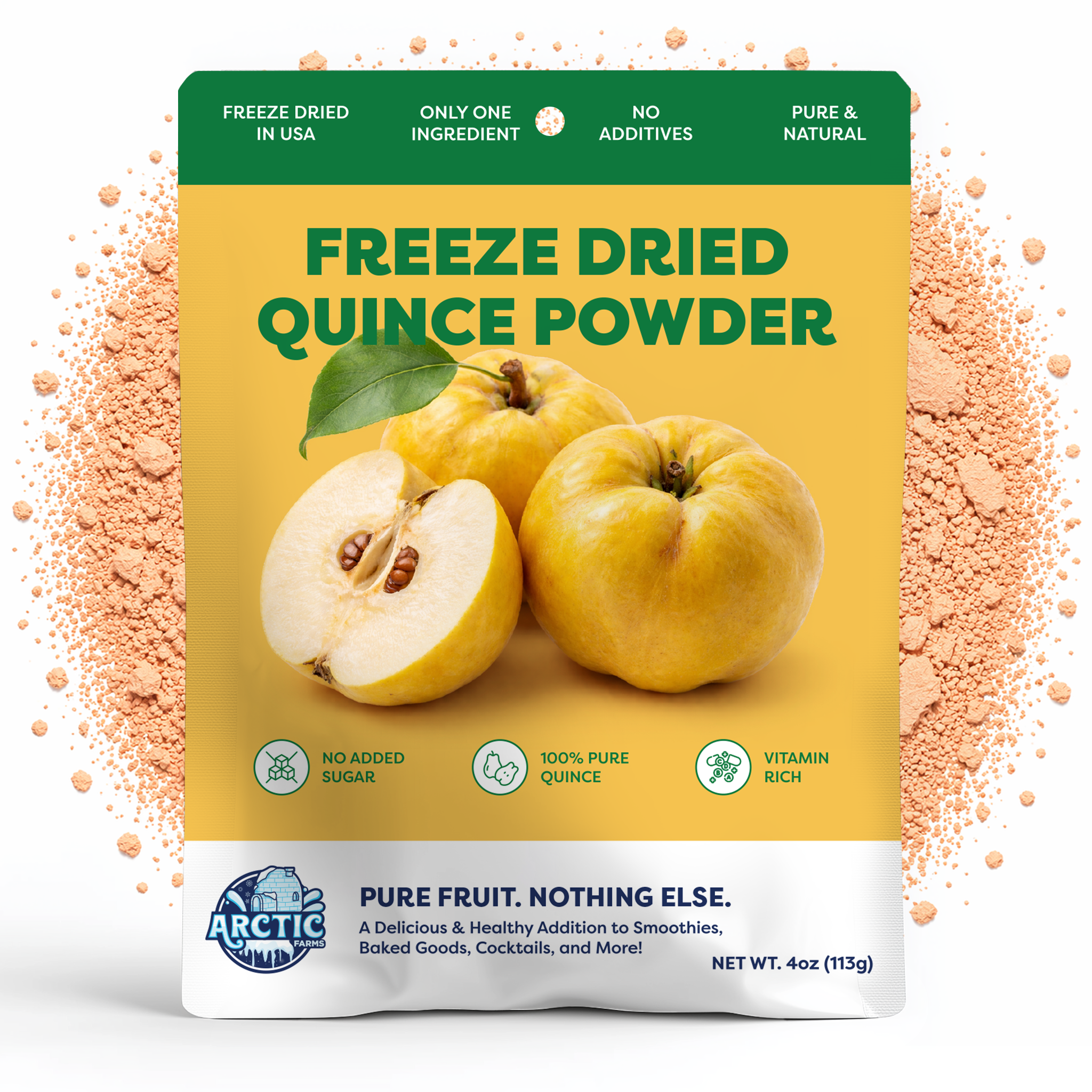 Freeze Dried Quince Powder