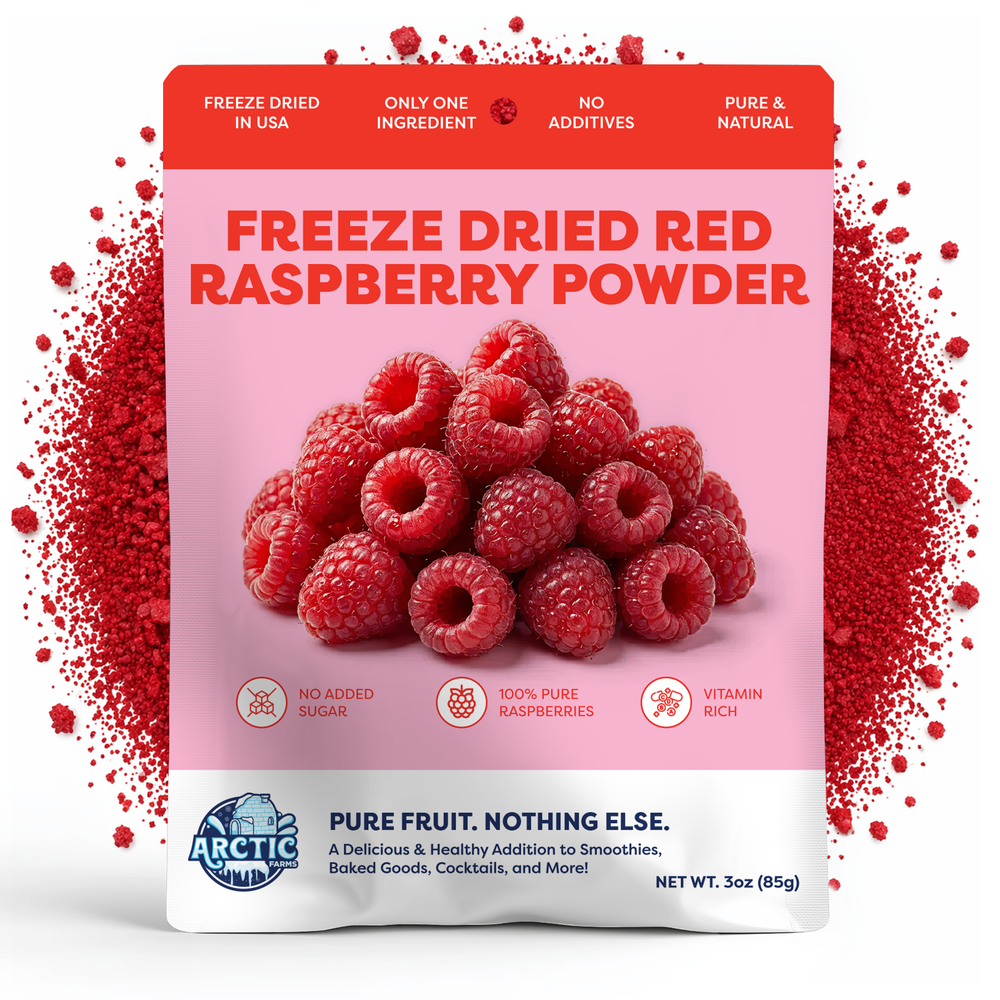 Red Raspberry Root Powder Freeze-Dried Red Raspberry Powder | Arctic Farms
