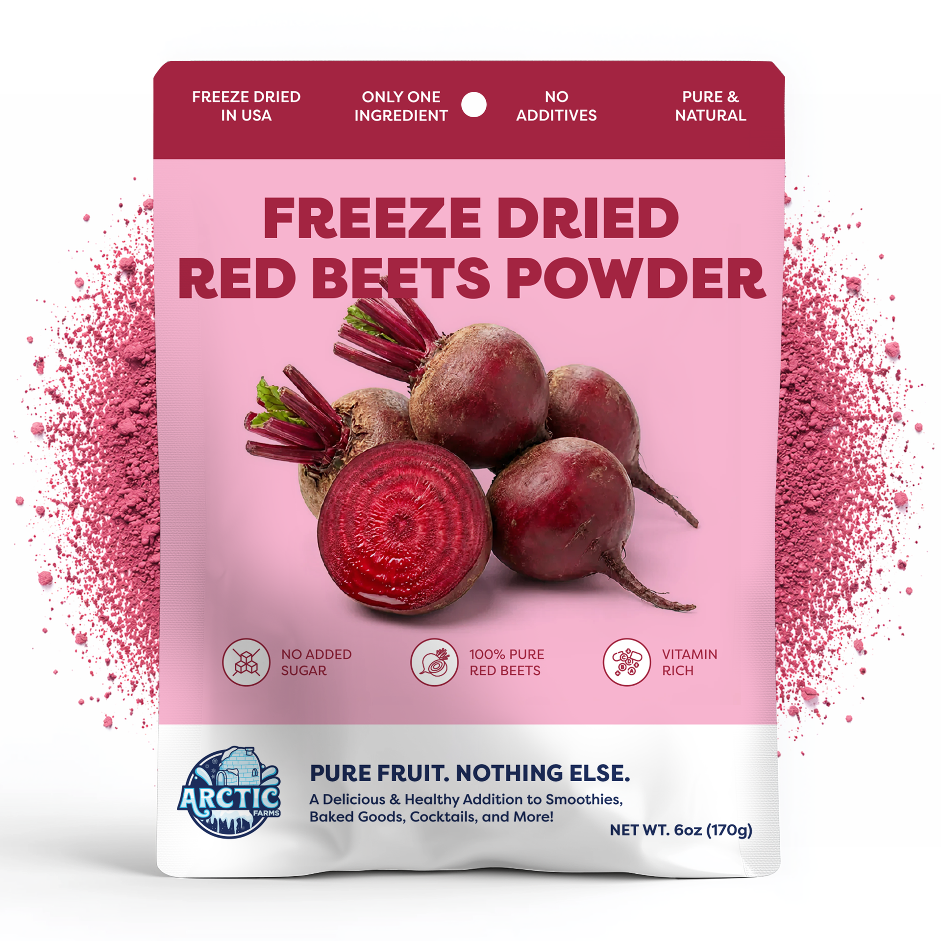FLAVOR☆極美品☆3フル Freeze-Dried Red Beet Powder | Arctic Farms