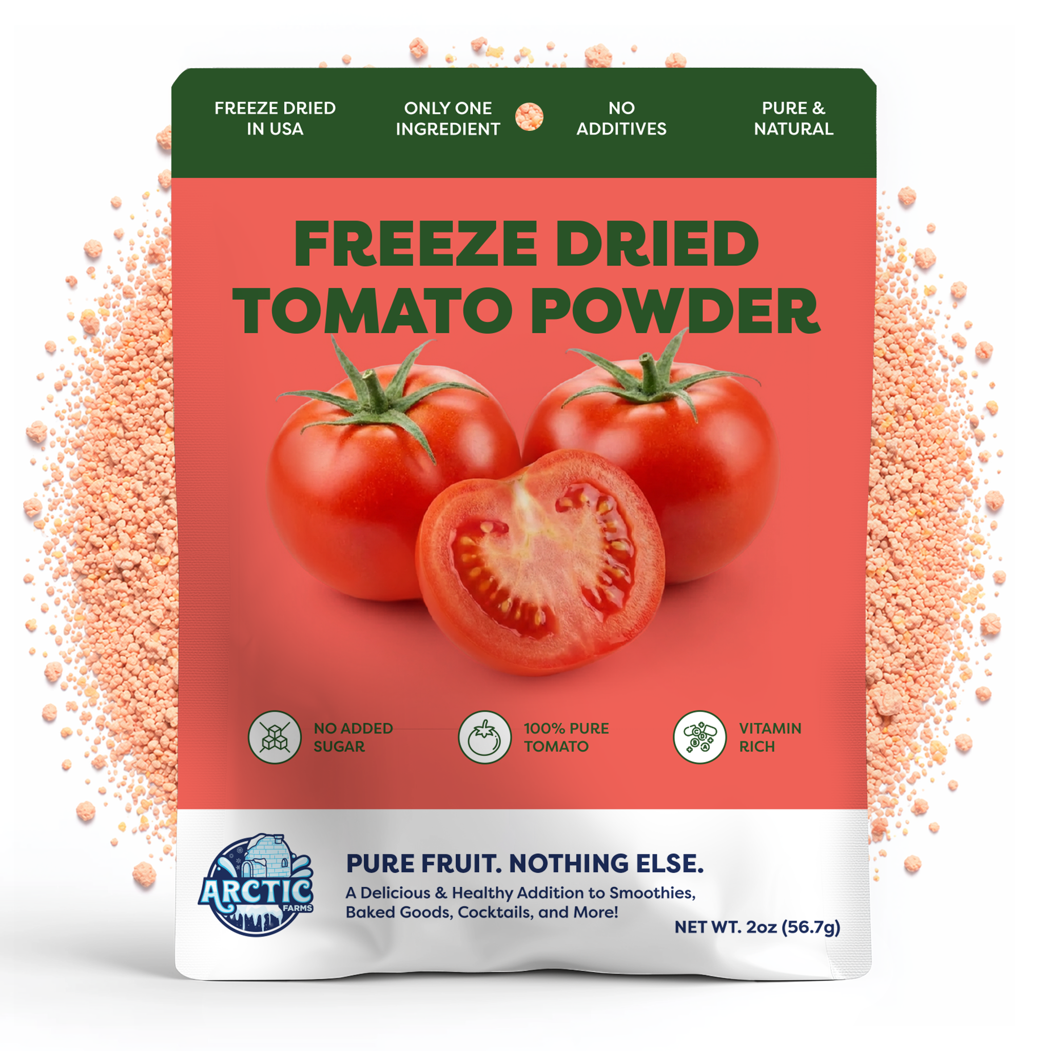 FLAVOR☆極美品☆3フル Freeze-Dried Tomato Powder | Arctic Farms