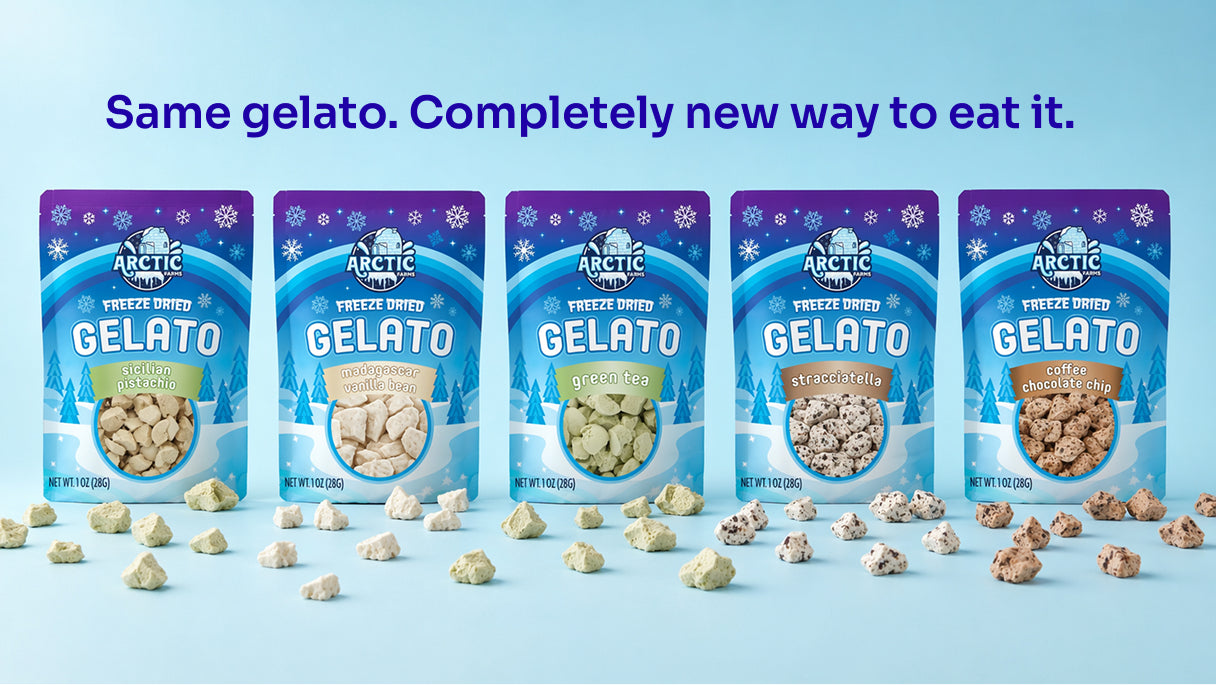 Freeze-Dried Green Tea Gelato | Arctic Farms