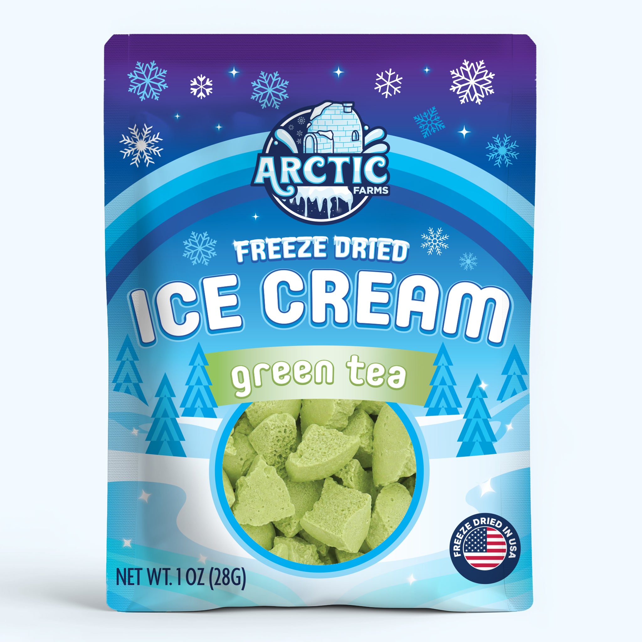 Freeze-Dried Green Tea Ice Cream | Arctic Farms