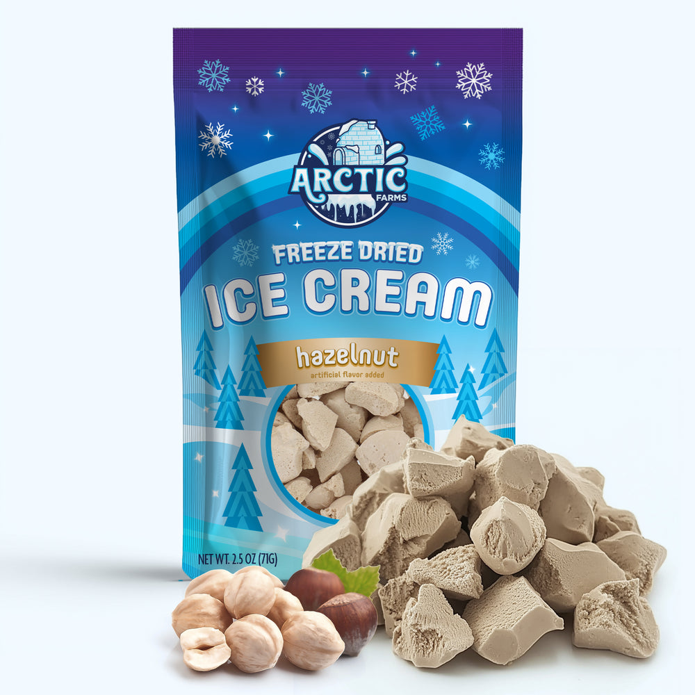 Freeze Dried Ice Cream That Does Not Melt (Bits) Hazelnut