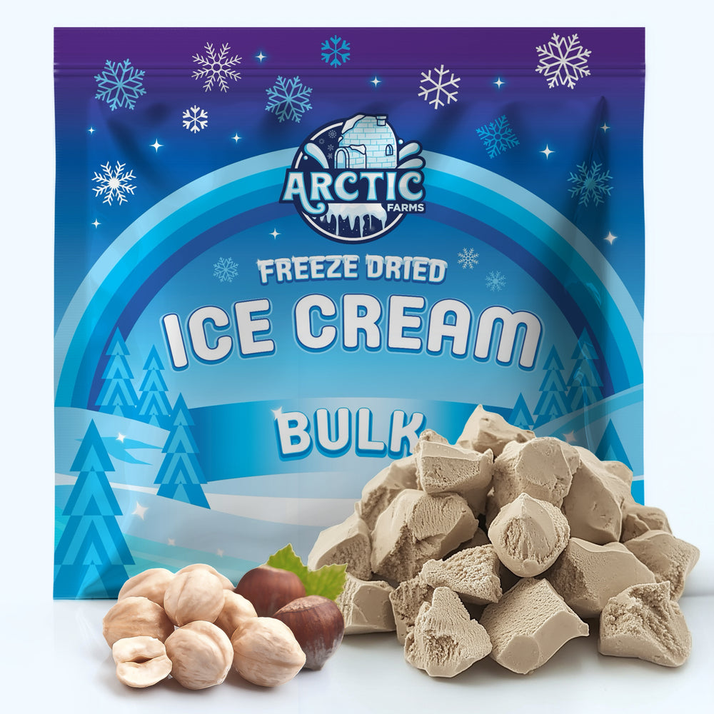 Freeze Dried Ice Cream That Does Not Melt (Bits) Hazelnut