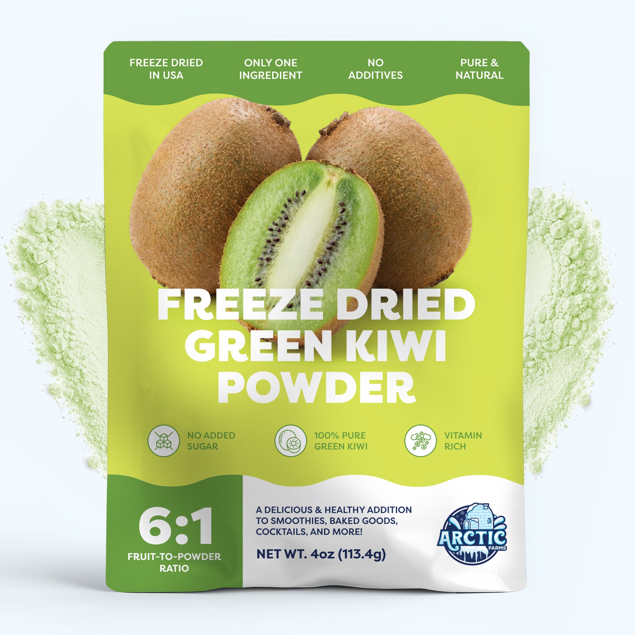 Freeze Dried Green Kiwi Powder