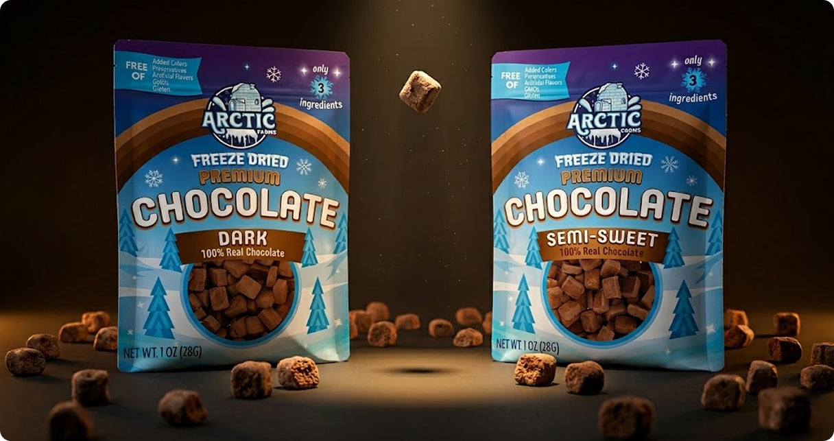 Freeze-Dried Premium Organic Semi-Sweet Chocolate