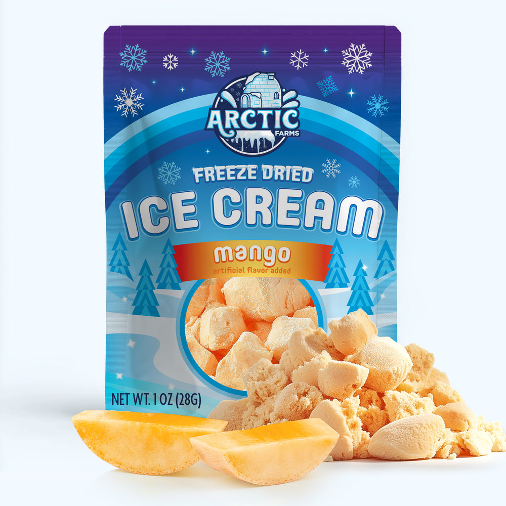 Freeze Dried Ice Cream That Does Not Melt (Bits) Mango