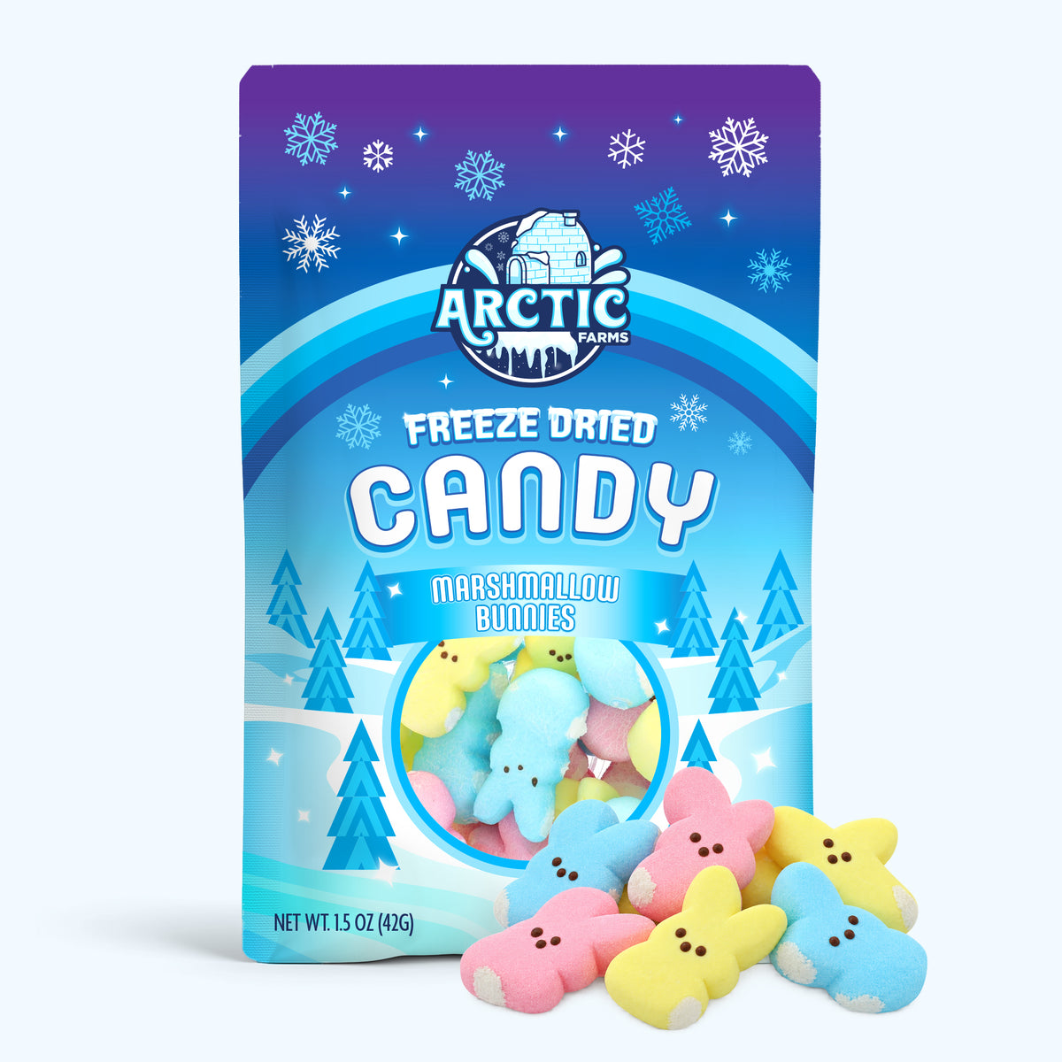 Freeze Dried Marshmallow Bunnies