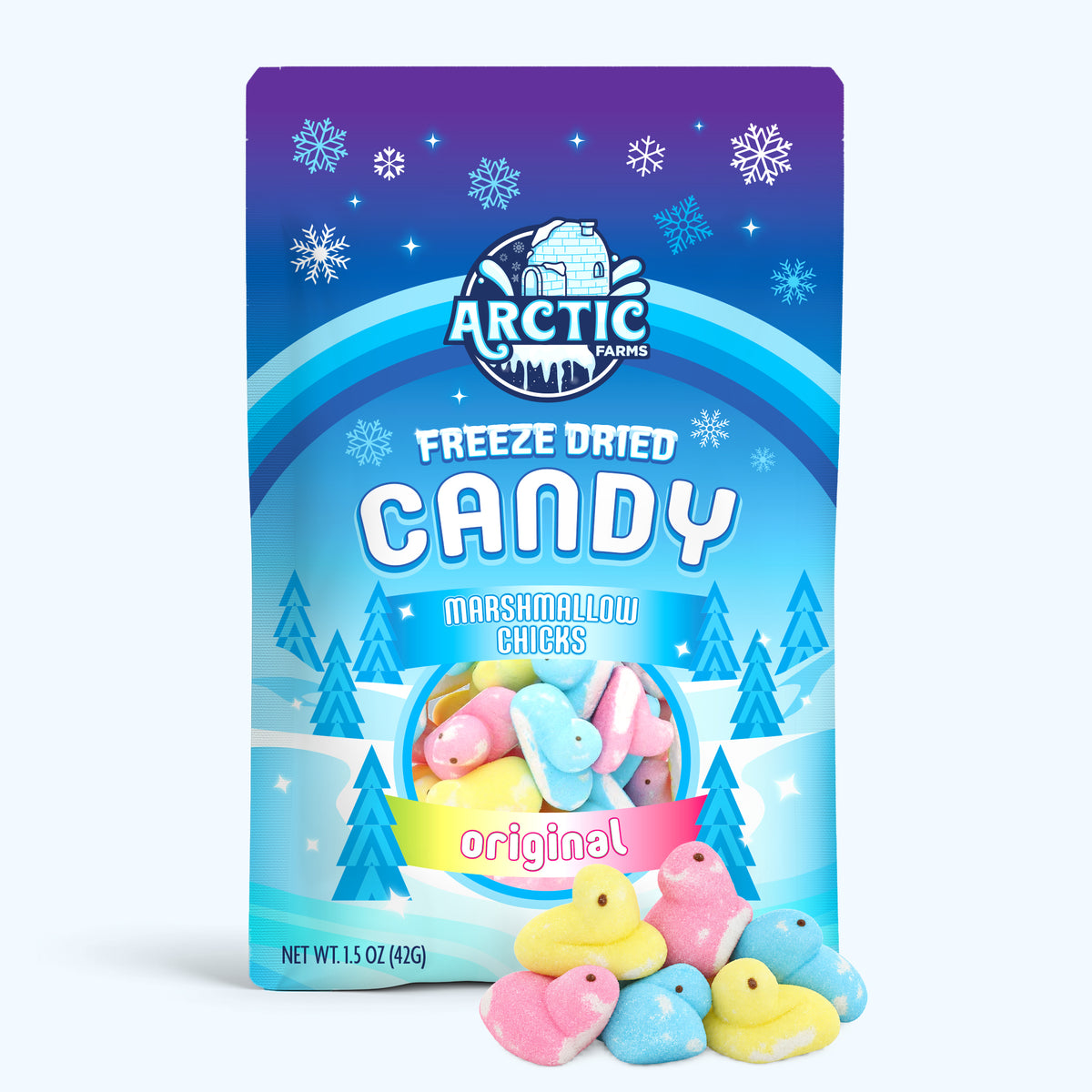 Freeze Dried Marshmallow Chicks