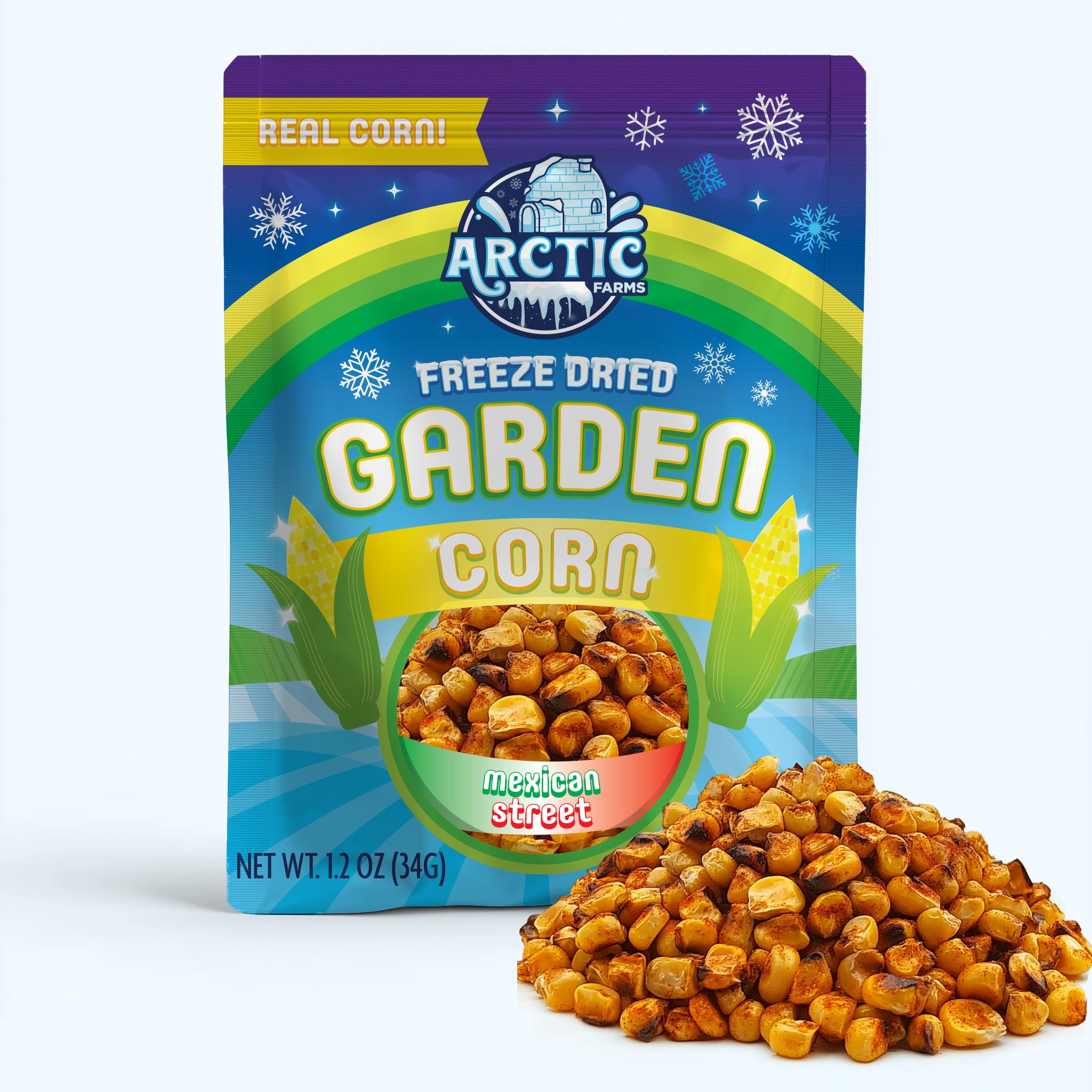 Freeze-Dried Mexican Street Corn | Arctic Farms