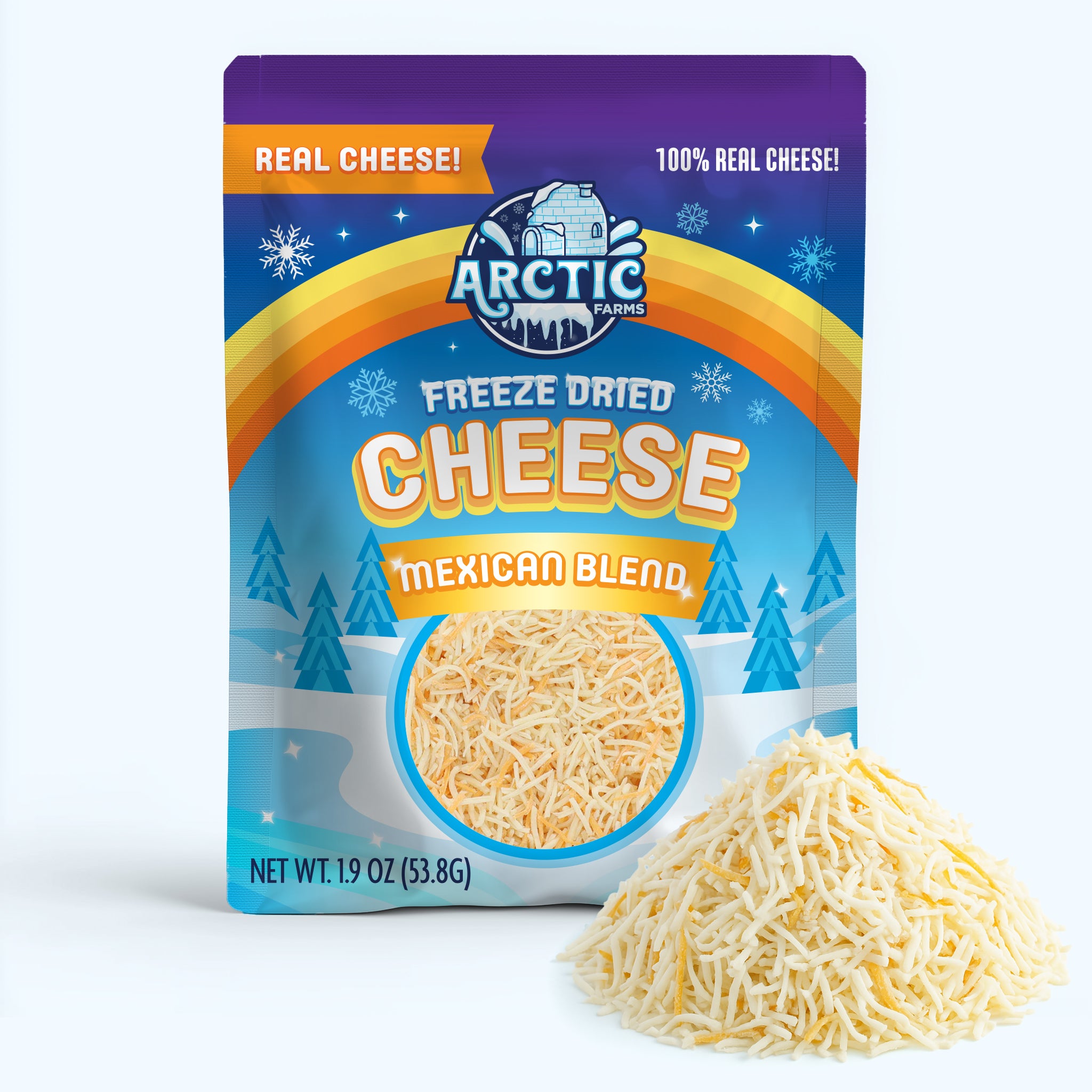 Freeze Dried Snack - Real Cheese (Mexican Blend)