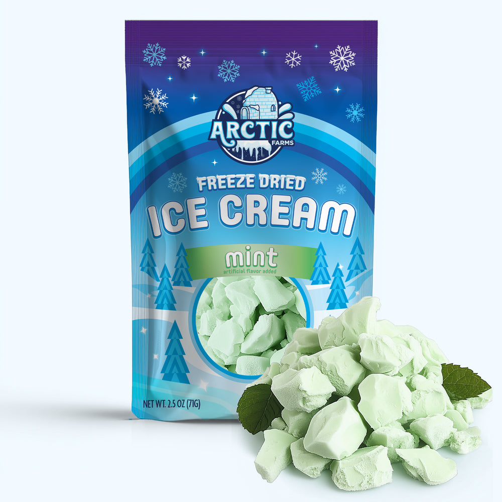 Freeze Dried Ice Cream That Does Not Melt (Bits) Mint