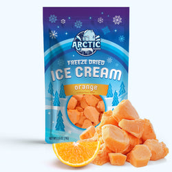 Freeze Dried Ice Cream That Does Not Melt (Bits) Orange